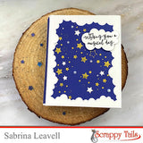 Hot Foil Fairy Dust Star Swirl Plate