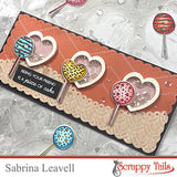 Sweet Treats 6x8 Stamp and Coordinating Metal Die Set