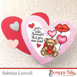 Sweet Bear 4x6 Stamp Set with Coordinating Metal Dies