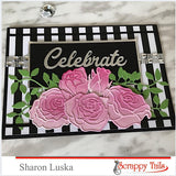 Outlined Rose Assortment Two Layered Metal Dies