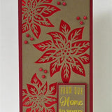 Hot Foil Poinsettia and Coordinating Metal Craft Die Bundle