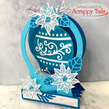 Hot Foil Ornate Swirl Christmas Ornament