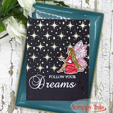 Fairy Friends 6x8 Stamp and Coordinating Die Bundle