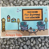 Home Furnishings 4x6 Stamp and Coordinating Die Bundle