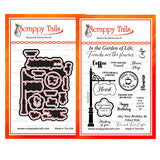 Storefront Sentiment 3x4 Stamp and Coordinating Metal Die Set