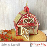 A7 Barn Pop Up Card Metal Craft Die