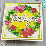 Thank You Butterfly Multi-layer Stencil And Coordinating Metal Craft Die Set