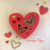 Intricate Lace Heart Add-On for Chocolate Heart Gift Box