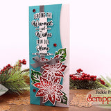 Hot Foil Poinsettia and Coordinating Metal Craft Die Bundle