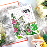 6x8 Tropical Bird Stamp and Coordinating Die Set