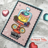 Sweet Treats 6x8 Stamp and Coordinating Metal Die Set