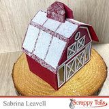 A7 Barn Pop Up Card Metal Craft Die