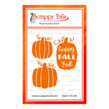 Triple Pumpkin Hot Foil Plate