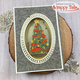 Layered Christmas Tree Stamp and Coordinating Die Bundle