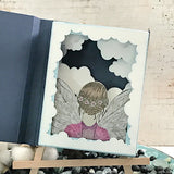 Fairy Girl 4x4 Stamp and Coordinating Die Bundle