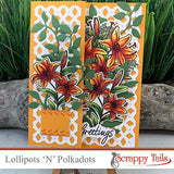 Easter Lilies 4x6 Stamp Set with Coordinating Metal Dies