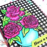 Rose Petals 6x6 Stamp Set