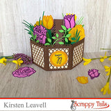 Outlined Tulip Assortment Two Layered Metal Dies