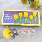 Outlined Tulip Assortment Two Layered Metal Dies