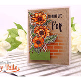 Popping Poppies 6x6 Stamp Set