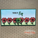 Popping Poppies 6x6 Stamp Set