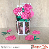 Outlined Rose Assortment Two Layered Metal Dies