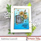 Easter Lilies 4x6 Stamp Set with Coordinating Metal Dies