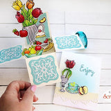 Timeless Tulip 6x6 Stamp Set with Coordinating Metal Dies