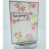 Easter Lilies 4x6 Stamp Set with Coordinating Metal Dies