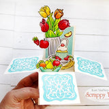 A7 Decorative Pop Up Box Craft Die