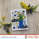 Timeless Tulip 6x6 Stamp Set with Coordinating Metal Dies