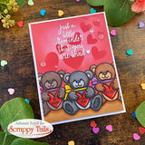 Sweet Bear 4x6 Stamp Set with Coordinating Metal Dies