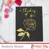 Outlined Rose Assortment Two Layered Metal Dies