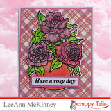 Rose Petals 6x6 Stamp Set with Coordinating Metal Dies