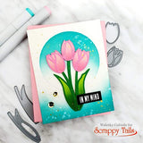 Outlined Tulip Assortment Two Layered Metal Dies