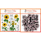 Wild Sunflower 6x6 stamp set and coordinating die